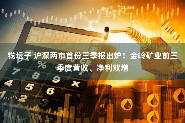 钱坛子 沪深两市首份三季报出炉！金岭矿业前三季度营收、净利双增