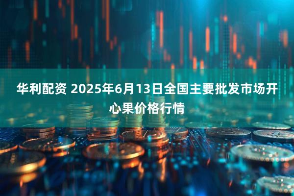 华利配资 2025年6月13日全国主要批发市场开心果价格行情